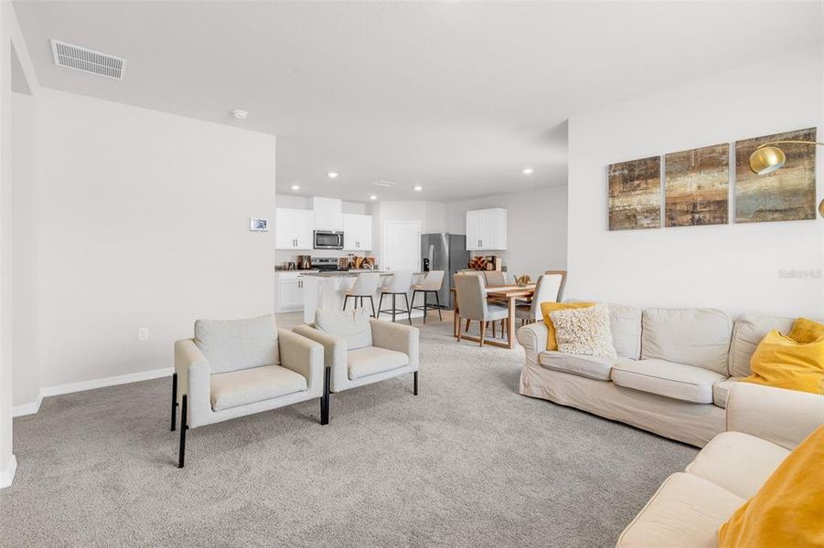 Furnished interior view inside a new home in Cypress Park Estates, Haines City (Image 30).