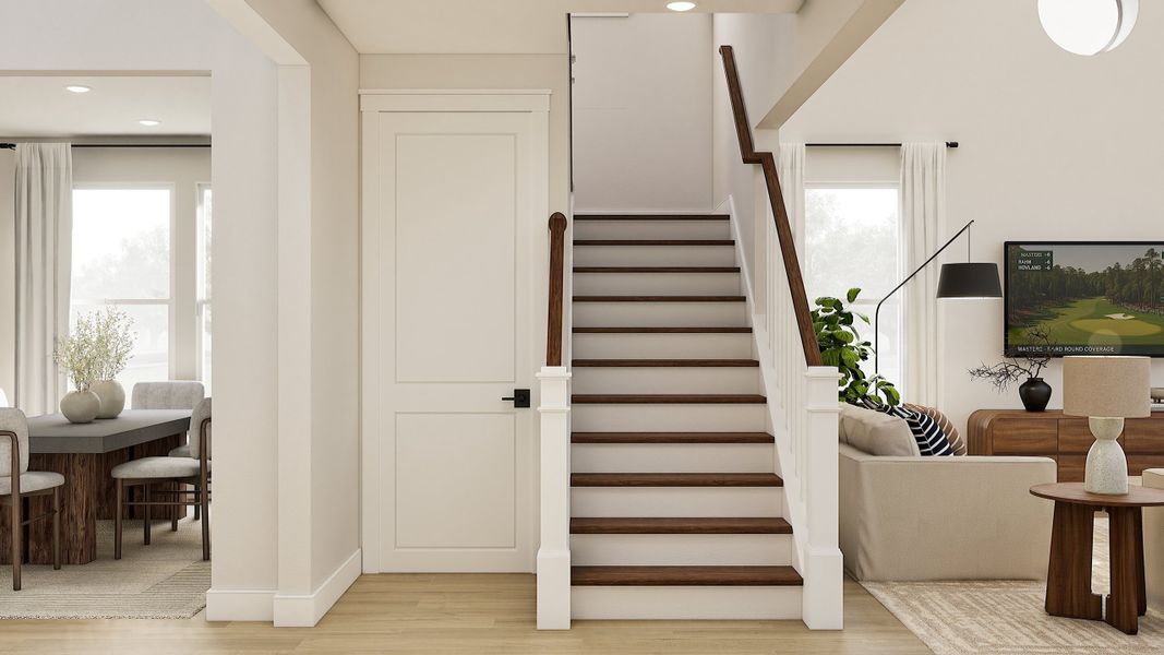 Representative furnished interior of a home built from the Stirling by K. Hovnanian® Homes in Monterra, Rockwall (Image 19).