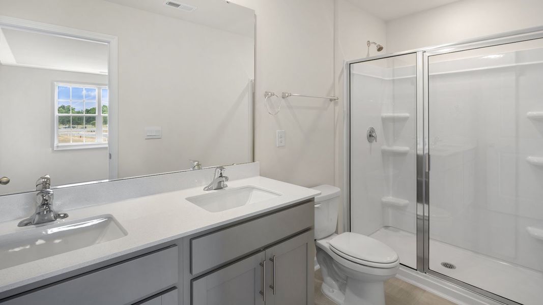 Furnished interior view inside a new home in Clock Road Townhomes, New Bern (Image 16).