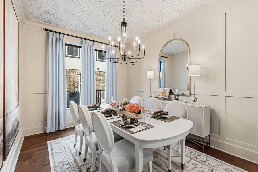 Representative Formal Dining Room - some options shown Representative Formal Dining Room - some options shown