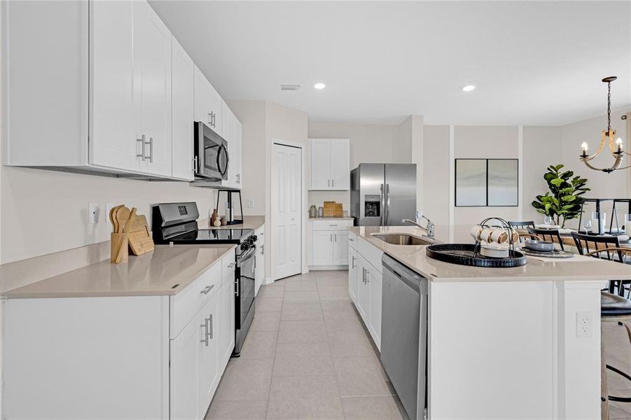 Furnished interior view inside a new home in Rye Ranch, Parrish (Image 24). Furnished interior view inside a new home in Rye Ranch, Parrish (Image 24).