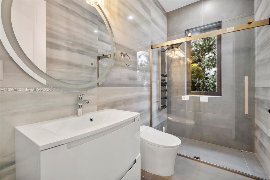 Furnished interior view inside a new home in , Surfside (Image 18).