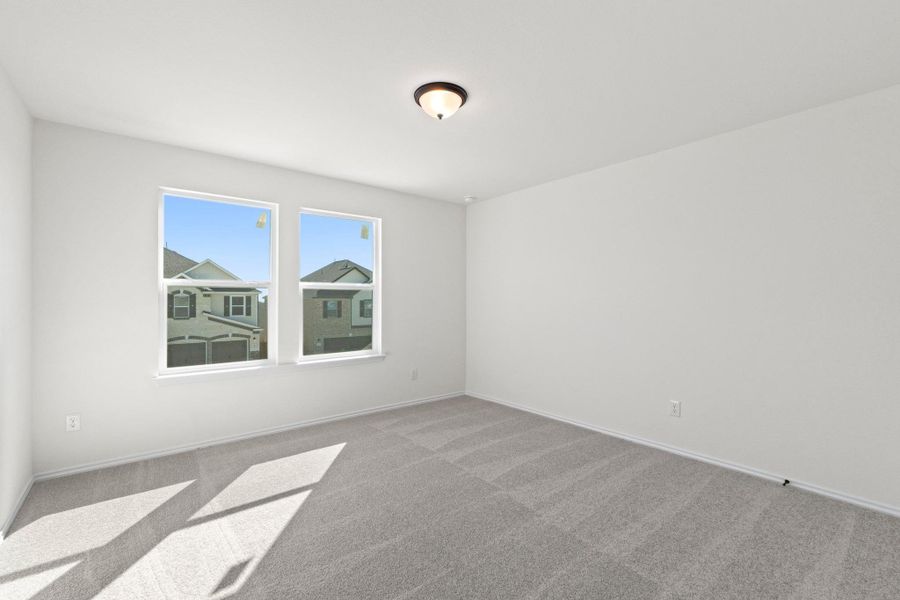 Spacious, unfurnished interior of a new home in Salerno - Classic Collection, Round Rock (Image 16). Spacious, unfurnished interior of a new home in Salerno - Classic Collection, Round Rock (Image 16).