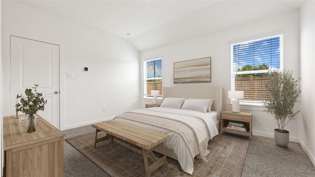 Furnished interior view inside a new home in Holly Ridge, Rosenberg (Image 7).