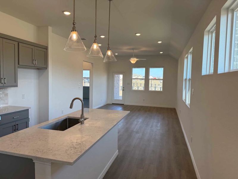 Open Kitchen-Living-Dining Room Construction Progress