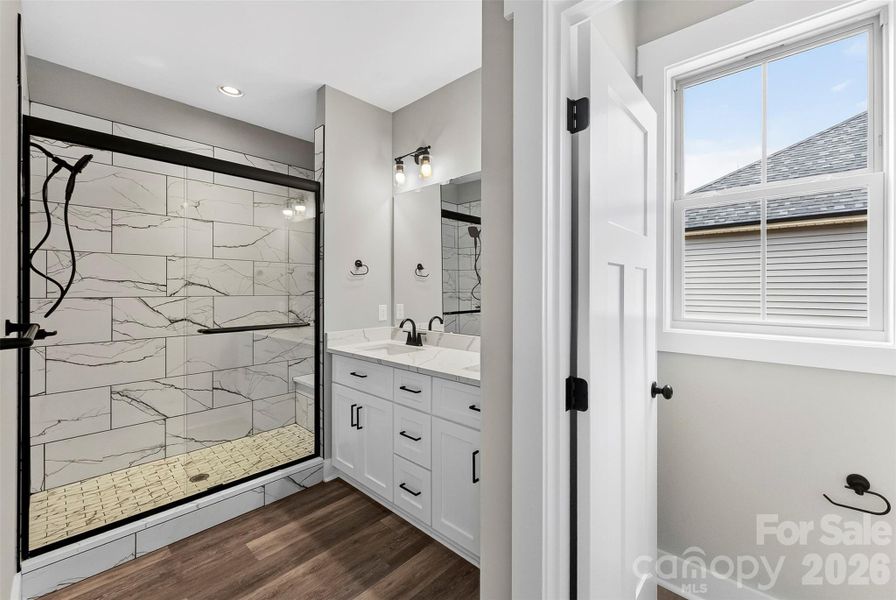 Oversized Custom Tile Shower