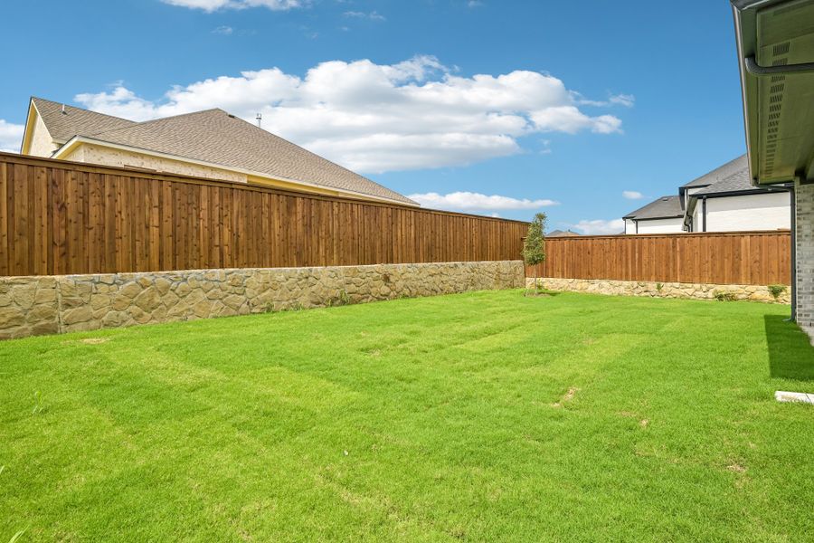 Exterior details and patio area of a home in The Ranch at Uptown Celina, Celina (Image 26).