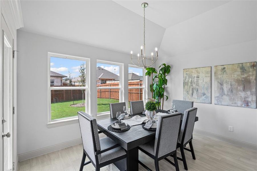 Furnished interior view inside a new home in , Springtown (Image 15).