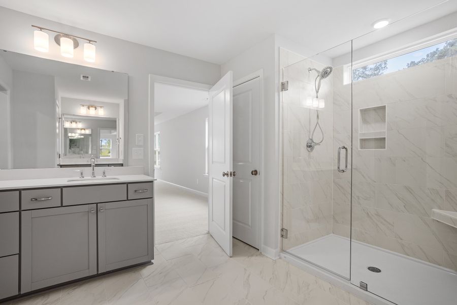 Furnished interior view inside a new home in Georgias Landing, Raleigh (Image 12).