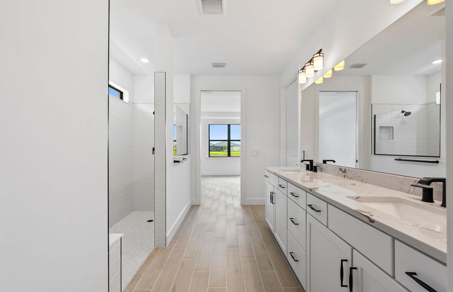 Furnished interior view inside a new home in Del Webb Naples, Ave Maria (Image 3).