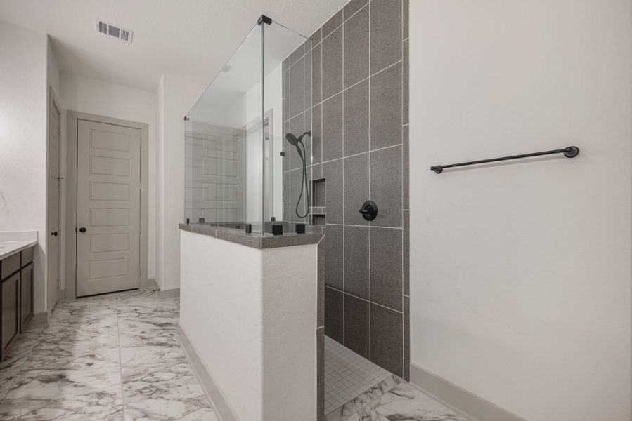 Representative furnished interior of a home built from the Drake by Chesmar Homes in Mesa Western, Cibolo (Image 6).