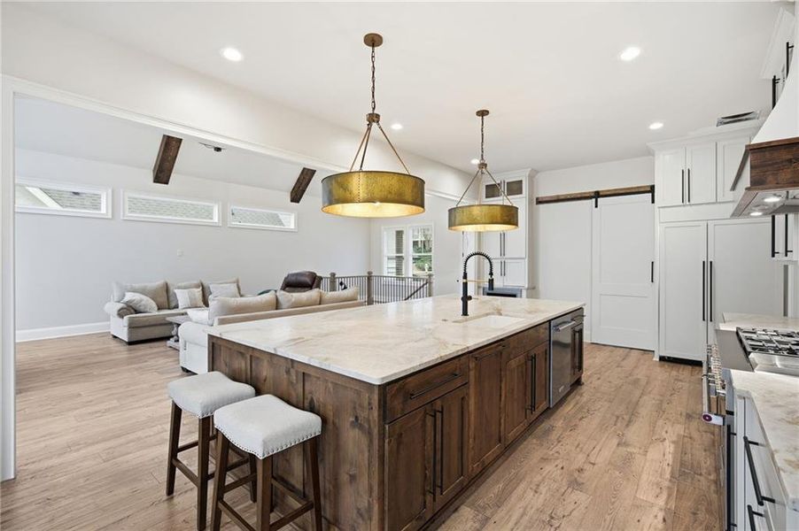 Furnished interior view inside a new home in , Dawsonville (Image 15).