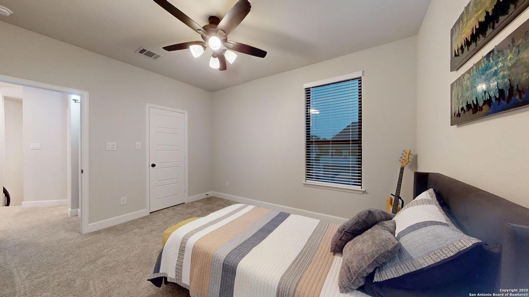 Furnished interior view inside a new home in Weston Oaks 55', San Antonio (Image 11).