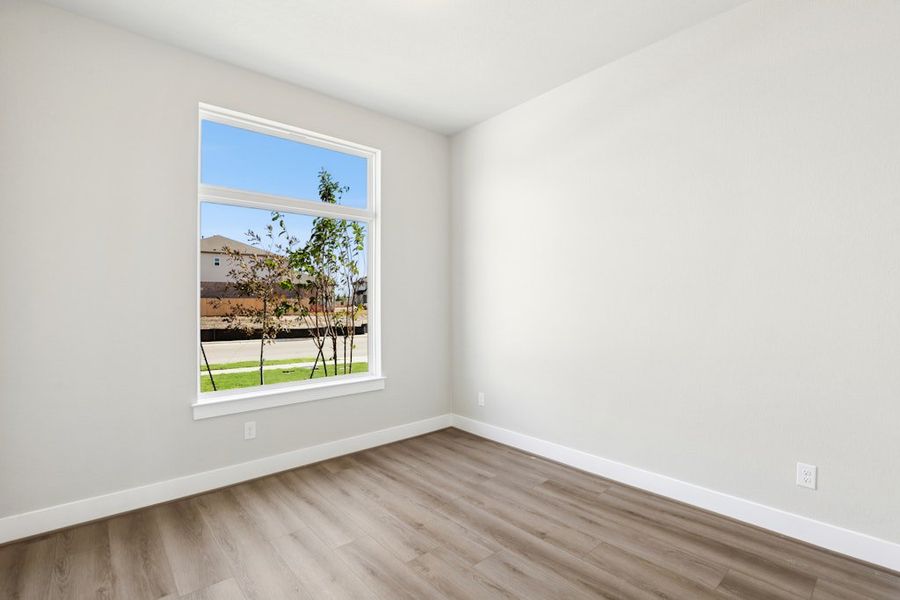 Spacious, unfurnished interior of a new home in Blackhawk, Pflugerville (Image 36).