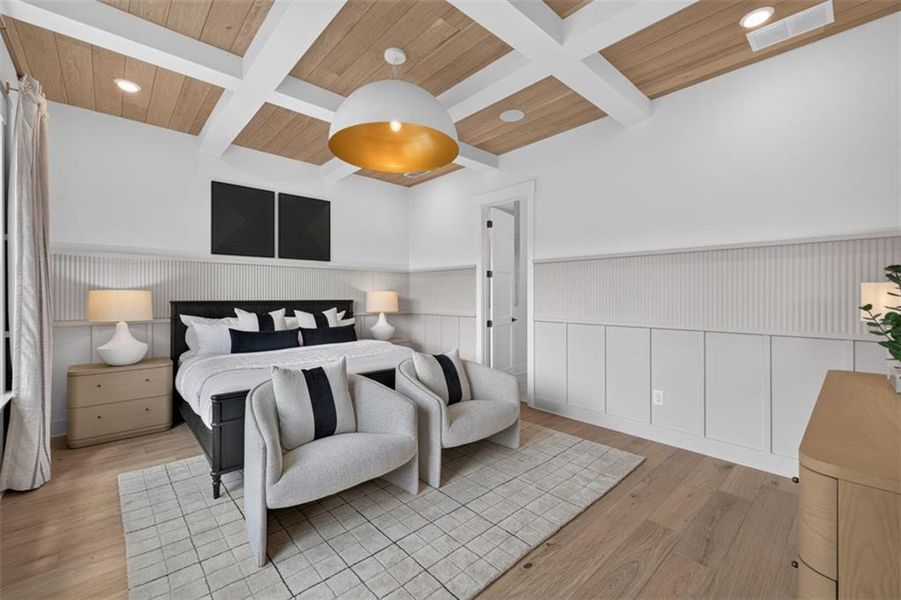 Furnished interior view inside a new home in Villages at Sharon Springs, Cumming (Image 24).