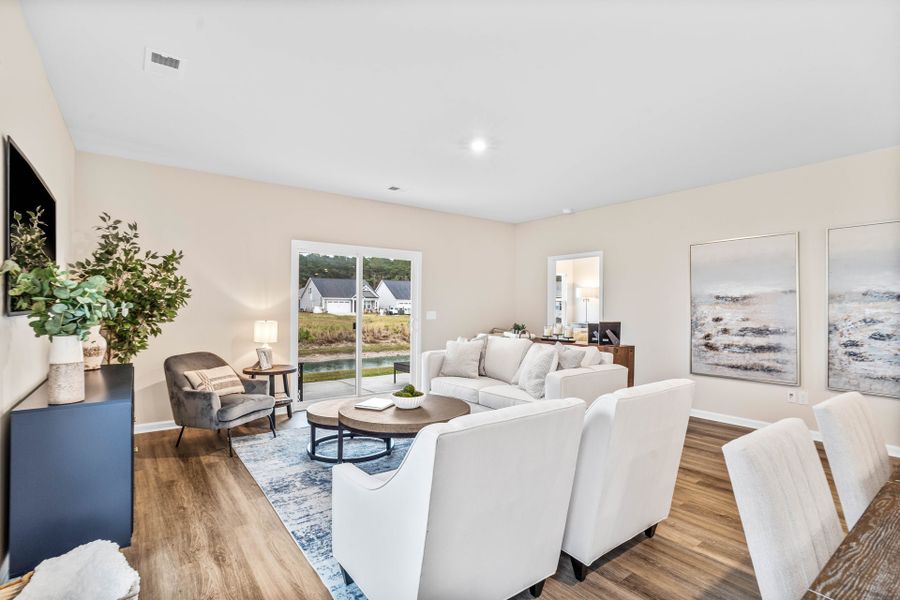 Representative furnished interior of a home built from the The Primrose by Chesapeake Homes in Coastal Club of the Carolinas, Calabash (Image 17).
