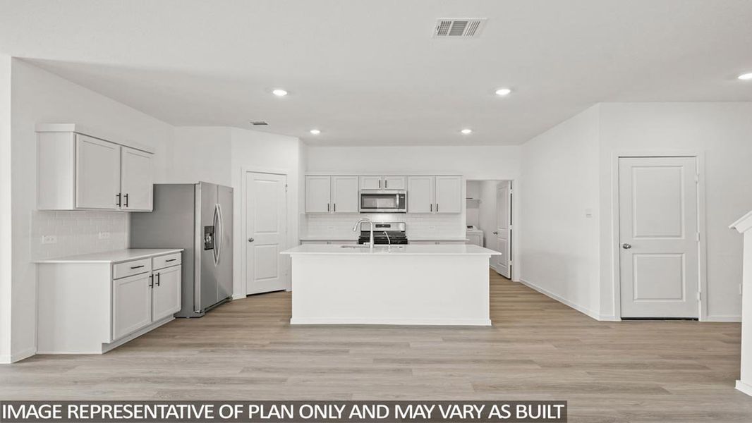 Furnished interior view inside a new home in New Waverly Station, New Waverly (Image 4).