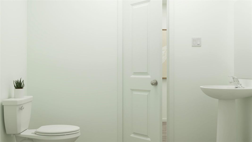 Furnished interior view inside a new home in Rancho Del Cielo, Jarrell (Image 31).