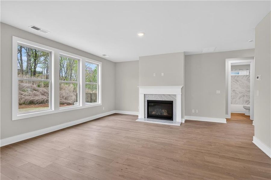 Spacious, unfurnished interior of a new home in The Manor at Gainesville Township, Gainesville (Image 17). Spacious, unfurnished interior of a new home in The Manor at Gainesville Township, Gainesville (Image 17).