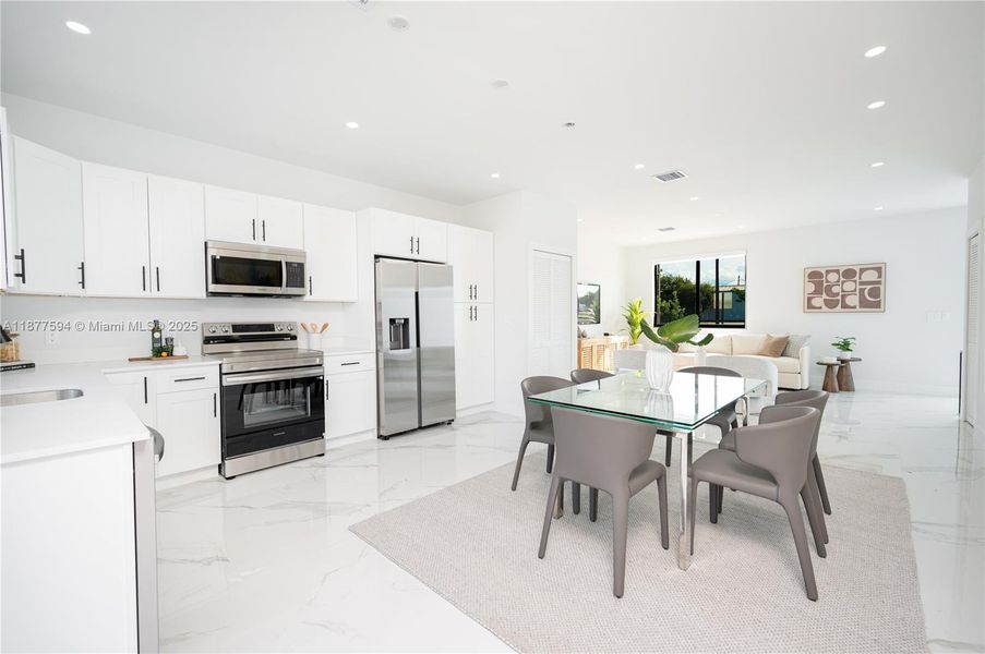 Furnished interior view inside a new home in , Florida City (Image 17).