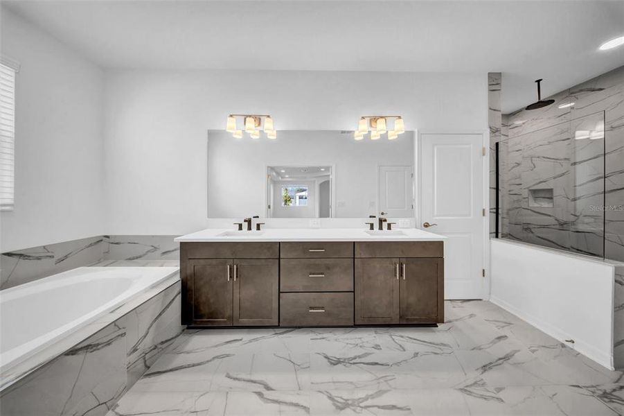 Furnished interior view inside a new home in , Wesley Chapel (Image 9).