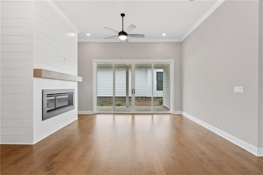 Spacious, unfurnished interior of a new home in Promenade at Sawnee Village, Cumming (Image 34).