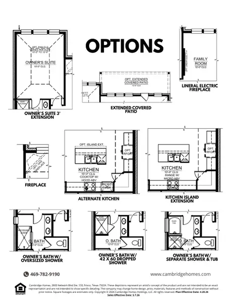 2D floor plan layout for the Trenton by Cambridge Homes in Ribbonwood, Aubrey, TX (Image 4). 2D floor plan layout for the Trenton by Cambridge Homes in Ribbonwood, Aubrey, TX (Image 4).