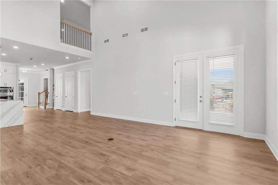 Spacious, unfurnished interior of a new home in Promenade at Sawnee Village, Cumming (Image 19).