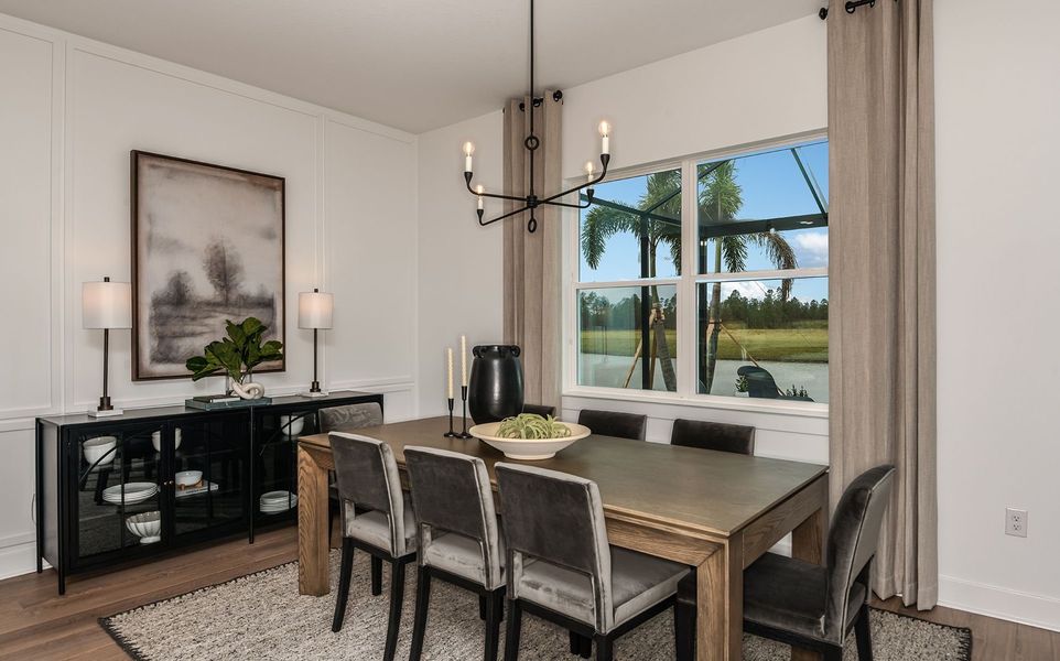 Furnished interior view inside a new home in Two Rivers, Zephyrhills (Image 11).