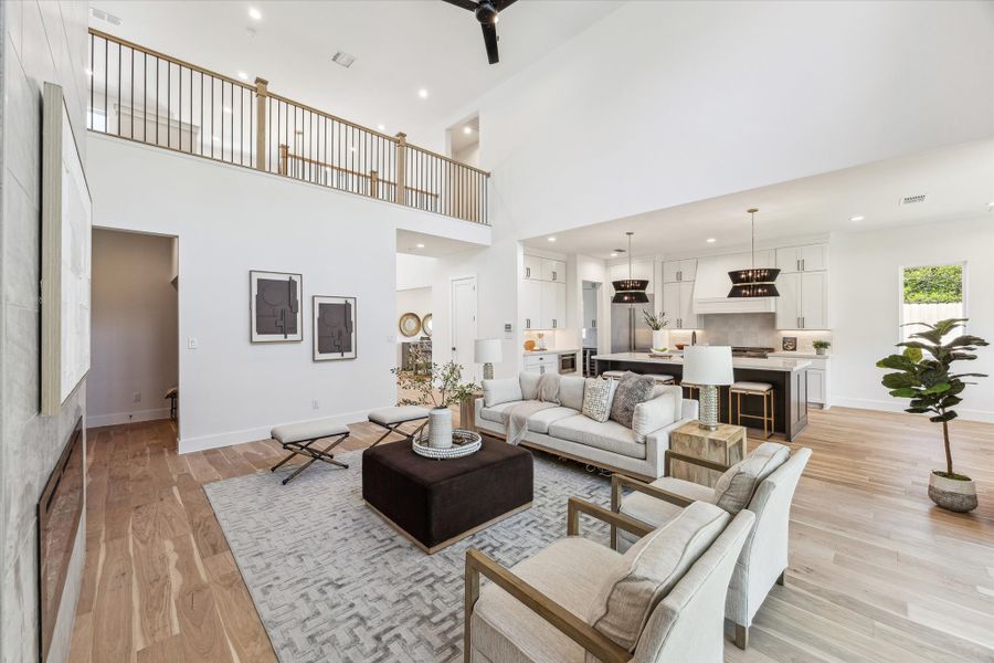 Furnished interior view inside a new home in , Houston (Image 15). Furnished interior view inside a new home in , Houston (Image 15).