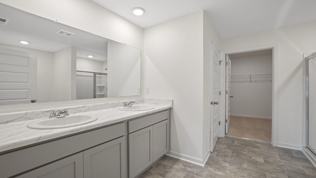 Furnished interior view inside a new home in Champion's Run, Lithonia (Image 11). Furnished interior view inside a new home in Champion's Run, Lithonia (Image 11).