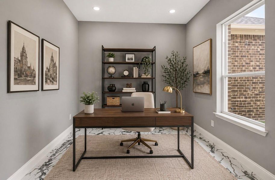 Furnished interior view inside a new home in , Baytown (Image 8).