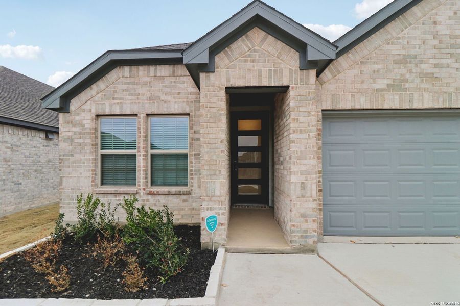 Exterior details and patio area of a home in Kallison Ranch, San Antonio (Image 3).