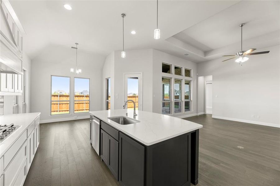 Furnished interior view inside a new home in Nelson Lake Estates, Rockwall (Image 5).