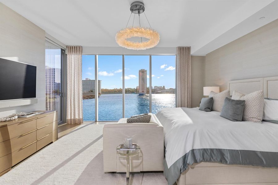 Furnished interior view inside a new home in , Boca Raton (Image 32).