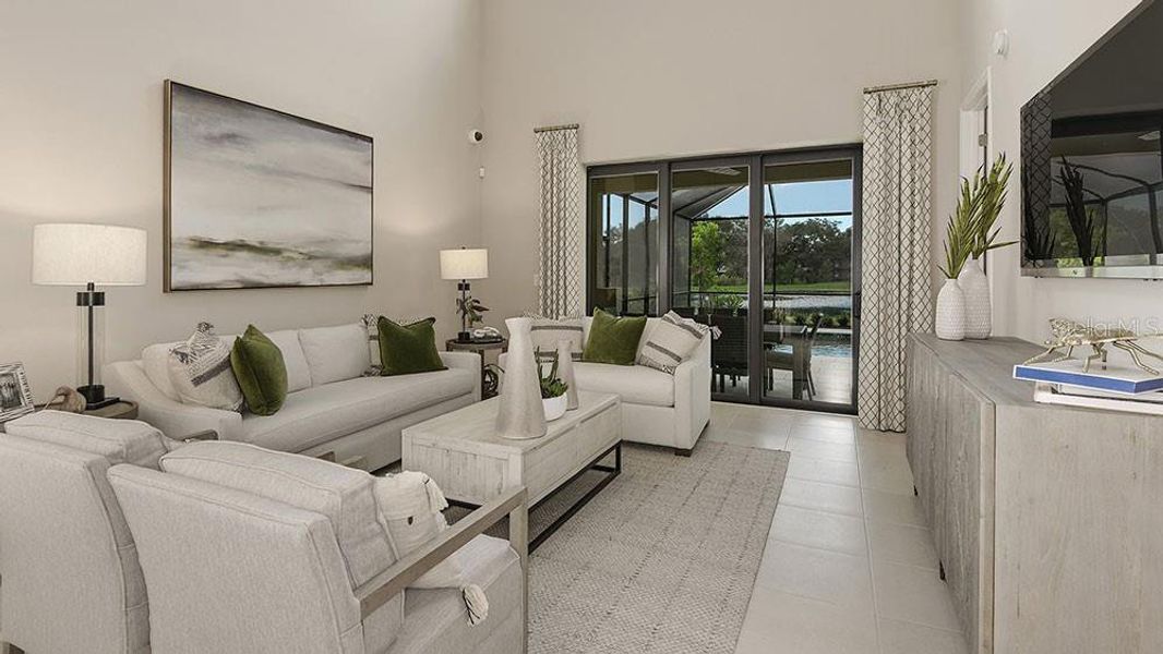 Furnished interior view inside a new home in Westview, Poinciana (Image 15).