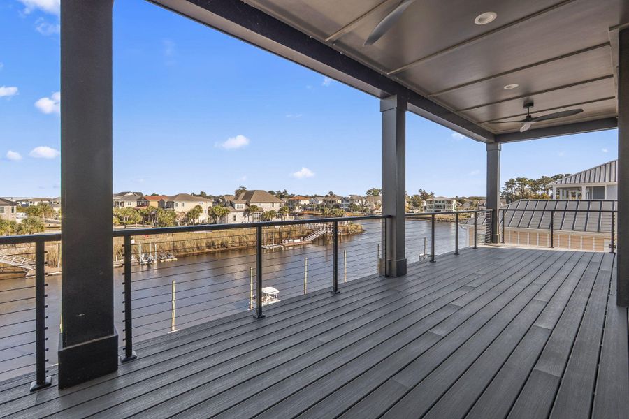 Exterior details and patio area of a home in , Little River (Image 4).