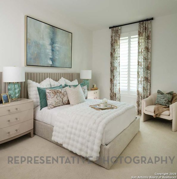 Furnished interior view inside a new home in Esperanza, Boerne (Image 15).