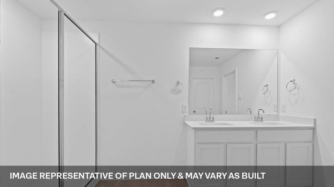 Furnished interior view inside a new home in Southgrove, Kyle (Image 9).