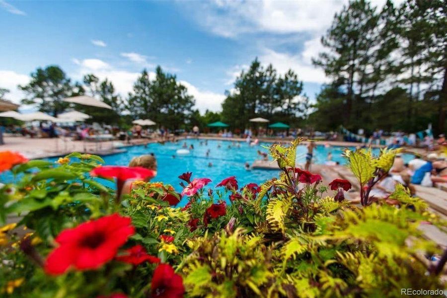 Community amenities include three pools, fitness center with outdoor heated lap pool.