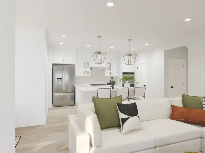 Furnished interior view inside a new home in Poplar Farms, Franklin (Image 3).