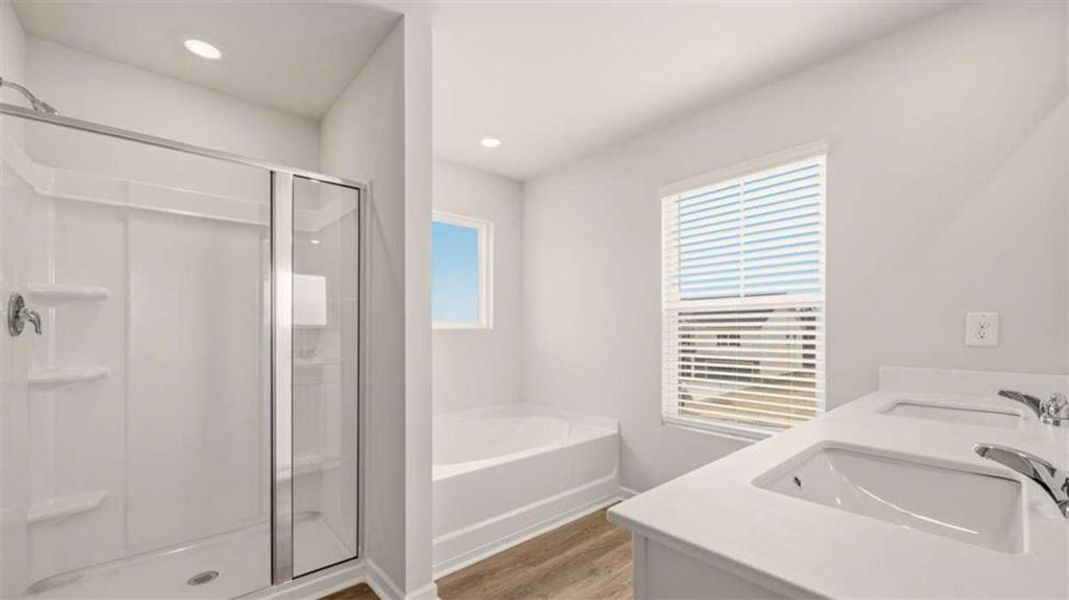 Furnished interior view inside a new home in Bridle Creek, Locust Grove (Image 9).