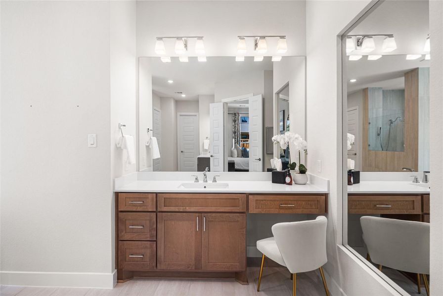 Furnished interior view inside a new home in Woodson’s Reserve, Spring (Image 19).