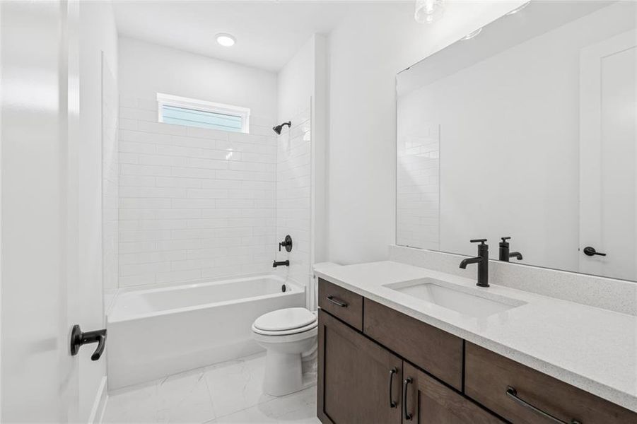 Furnished interior view inside a new home in Crescent Pointe at Great Sky, Canton (Image 8). Furnished interior view inside a new home in Crescent Pointe at Great Sky, Canton (Image 8).