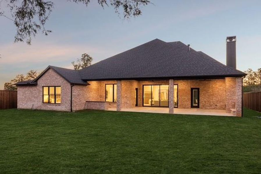 Exterior details and patio area of a home in , Keller (Image 3).
