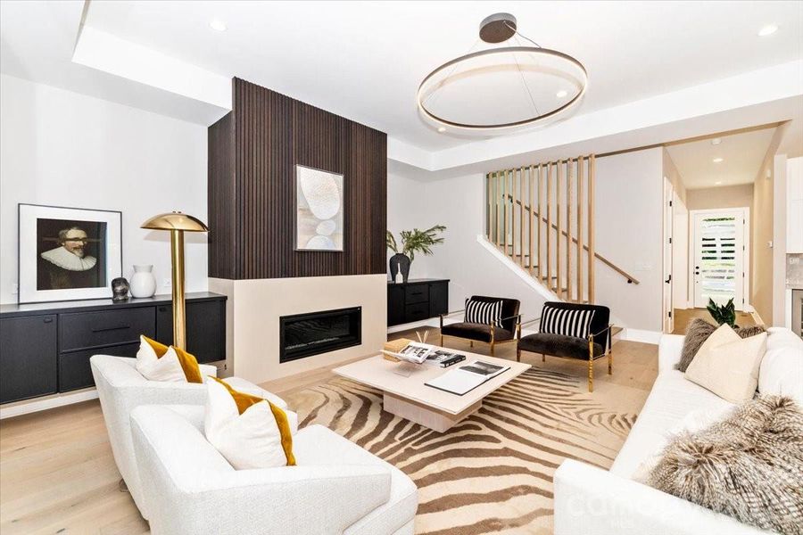 Furnished interior view inside a new home in , Charlotte (Image 5).