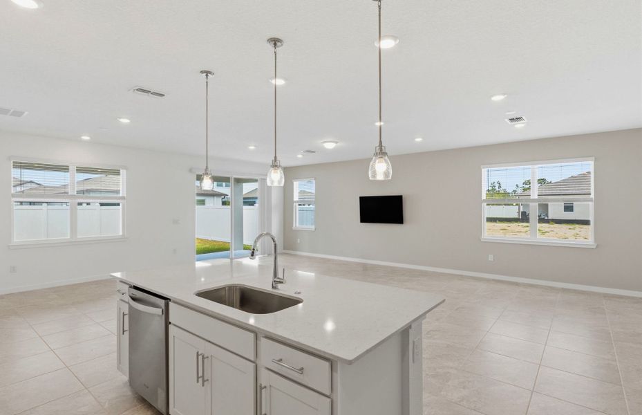 Representative furnished interior of a home built from the Medina by Pulte Homes in Reagan Landing, Bradenton (Image 5).