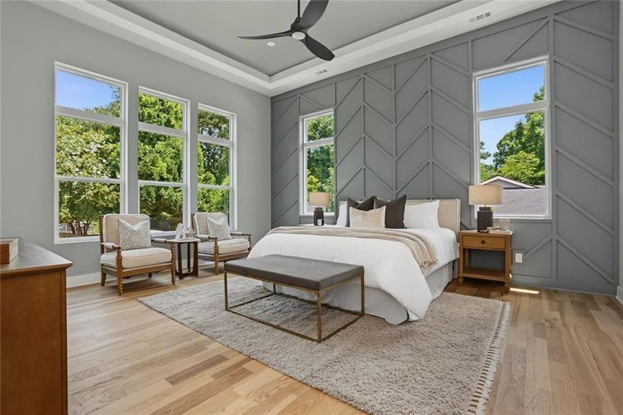 Furnished interior view inside a new home in , Marietta (Image 36).