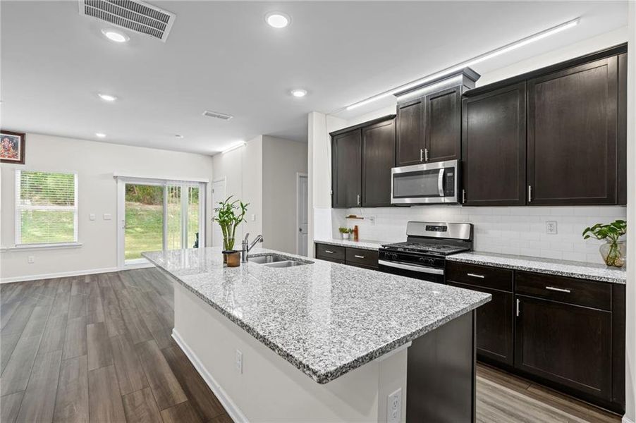 Furnished interior view inside a new home in , Snellville (Image 6).