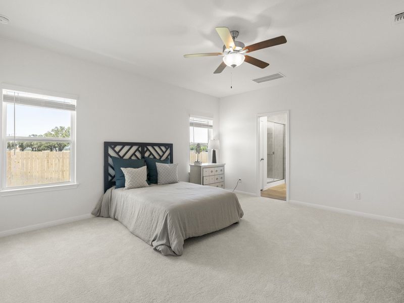 Furnished interior view inside a new home in Grande Estates, Bertram (Image 16). Furnished interior view inside a new home in Grande Estates, Bertram (Image 16).